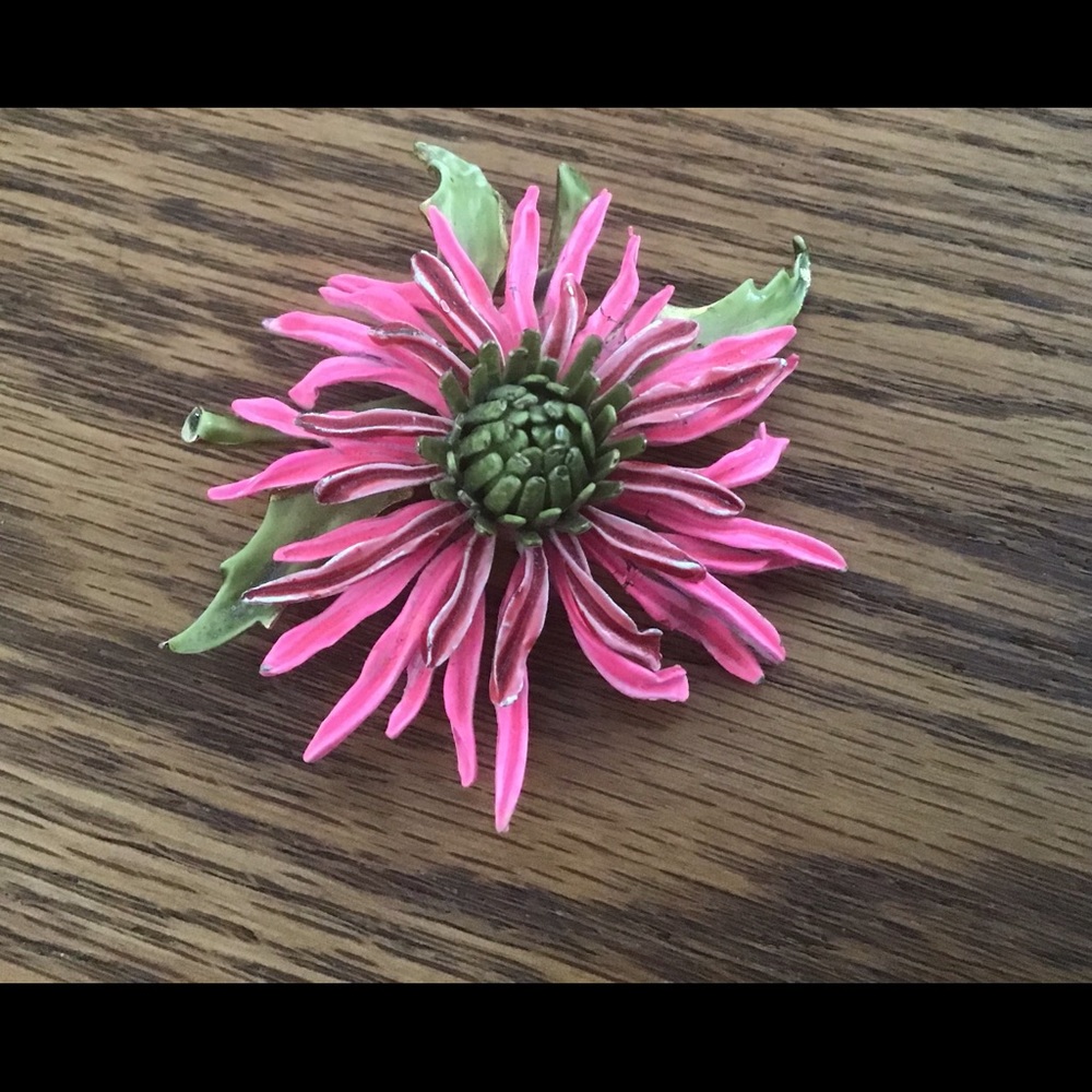 Vintage Corocraft Chrysanthemum Brooch